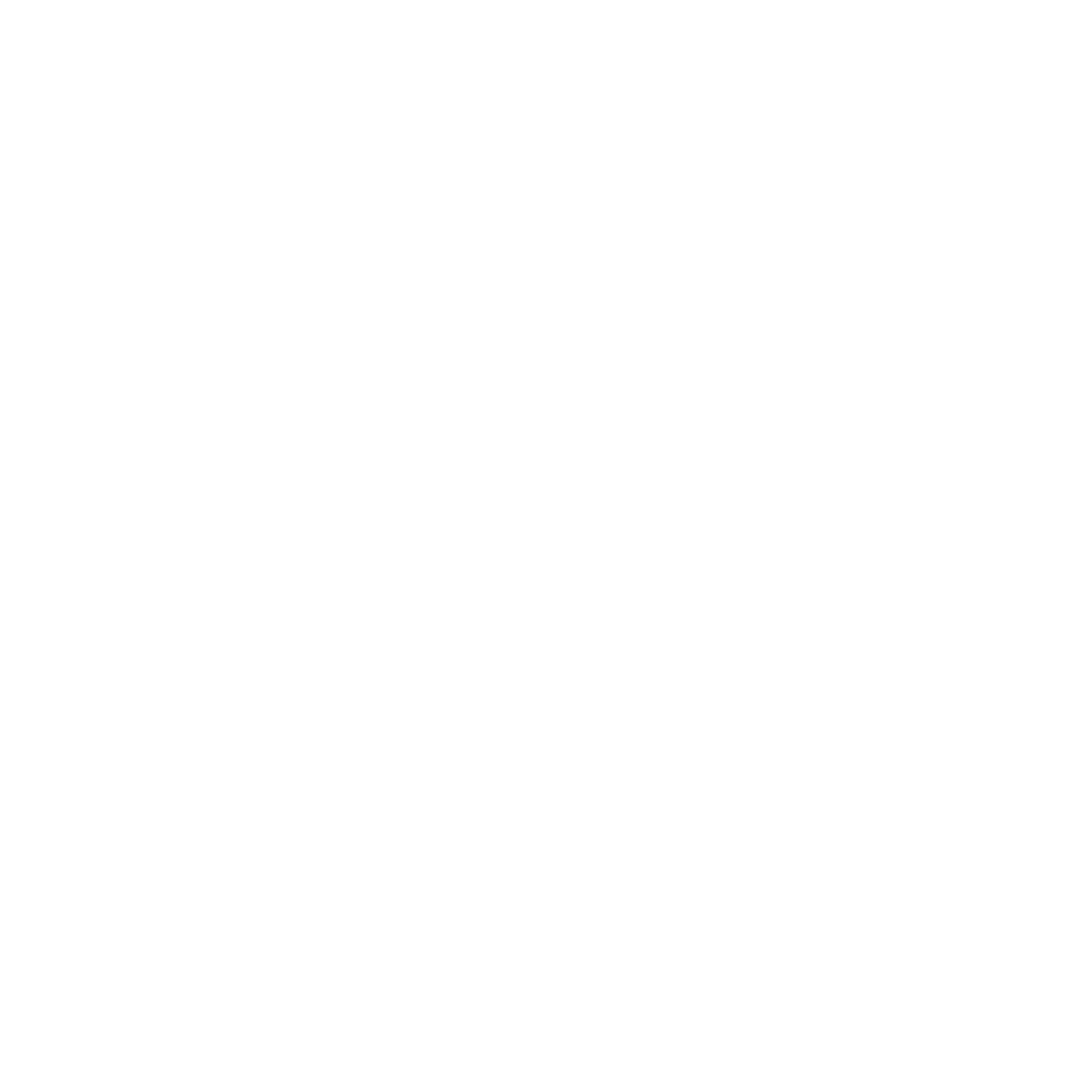 mountains norway white